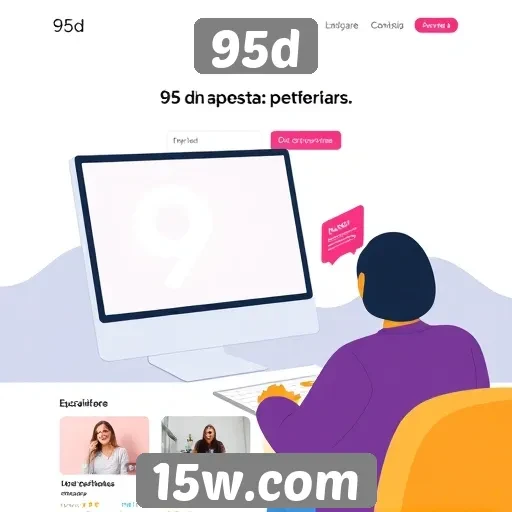 Evolução da interface do site 95d nos últimos meses